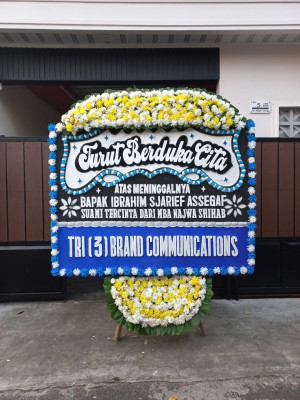 Papan Bunga Duka di 24 Ilir